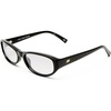 image:imageLe Specs Dont Cha Sunglasses  Black Oval Unisex Sleek Refined Style