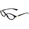 image:imageLe Specs Duskfall Sunglasses  Black Oval Womens Elegant and Flattering Style