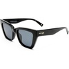 image:imageLe Specs Le Coeur Sunglasses  Black Cat Eye Womens Elegant and Flattering Style