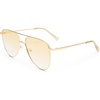 image:imageLe Specs The Duke Sunglasses  Gold Aviator Unisex Classic Retro Style