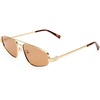 image:imageLe Specs Treasure Sunglasses  Gold Aviator Unisex Micro 90s Sleek Style