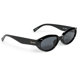 image:imageLe Specs Le Bijou Sunglasses  Black Oval Unisex Contemporary 90s Style