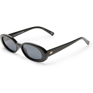 image:imageLe Specs Outta Love Retro 90s Vintage Narrow Oval Sunglasses for Women and MenBlack