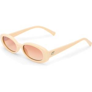 image:imageLe Specs Outta Love Retro 90s Vintage Narrow Oval Sunglasses for Women and MenOffwhite