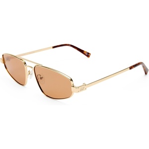 image:imageLe Specs Treasure Sunglasses  Gold Aviator Unisex Micro 90s Sleek Style