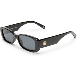 image:imageLe Specs Unreal Sunglasses  Rectangle Unisex Classic Everyday StyleShiny Black