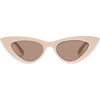 image:imageLe Specs Hypnosis Sunglasses  Ivory Cat Eye Womens Sleek Refined Style