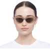 image:imageLe Specs Hypnosis Sunglasses  Ivory Cat Eye Womens Sleek Refined Style