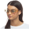 image:imageLe Specs Oh Damn Sunglasses  Rectangle Unisex Bold StyleSand