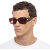 image:imageLe Specs Oh Damn Sunglasses  Rectangle Unisex Bold StyleToffee Tort
