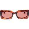 image:imageLe Specs Oh Damn Sunglasses  Rectangle Unisex Bold StyleToffee Tort