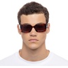 image:imageLe Specs Oh Damn Sunglasses  Rectangle Unisex Bold StyleToffee Tort