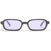 image:imageLe Specs Pilferer Sunglasses  Black Lilac Rectangle Unisex Contempory 90s Style