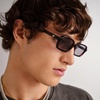 image:imageLe Specs Pilferer Sunglasses  Cherry Tort Rectangle Unisex Contempory 90s Style