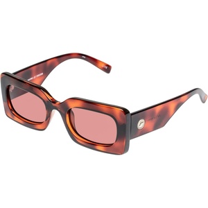 image:imageLe Specs Oh Damn Sunglasses  Rectangle Unisex Bold StyleToffee Tort