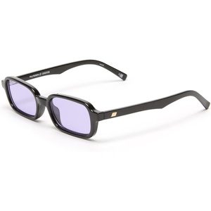 image:imageLe Specs Pilferer Sunglasses  Black Lilac Rectangle Unisex Contempory 90s Style